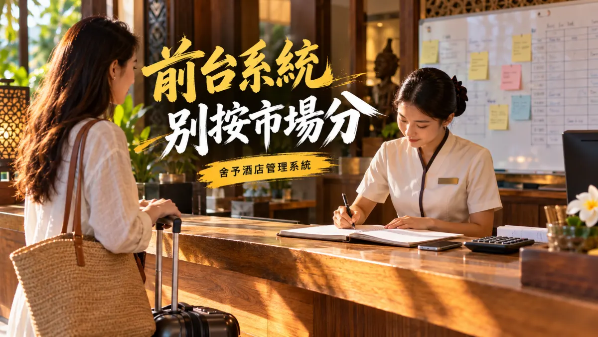 酒店前台系統軟件有哪些類型?出海團隊多市場運營的3個落地做法