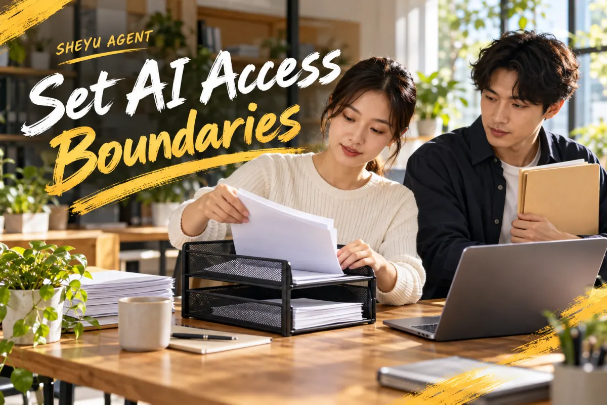 Microsoft's AI execution boundaries and how SHEYU AGENT separates staff-visible material