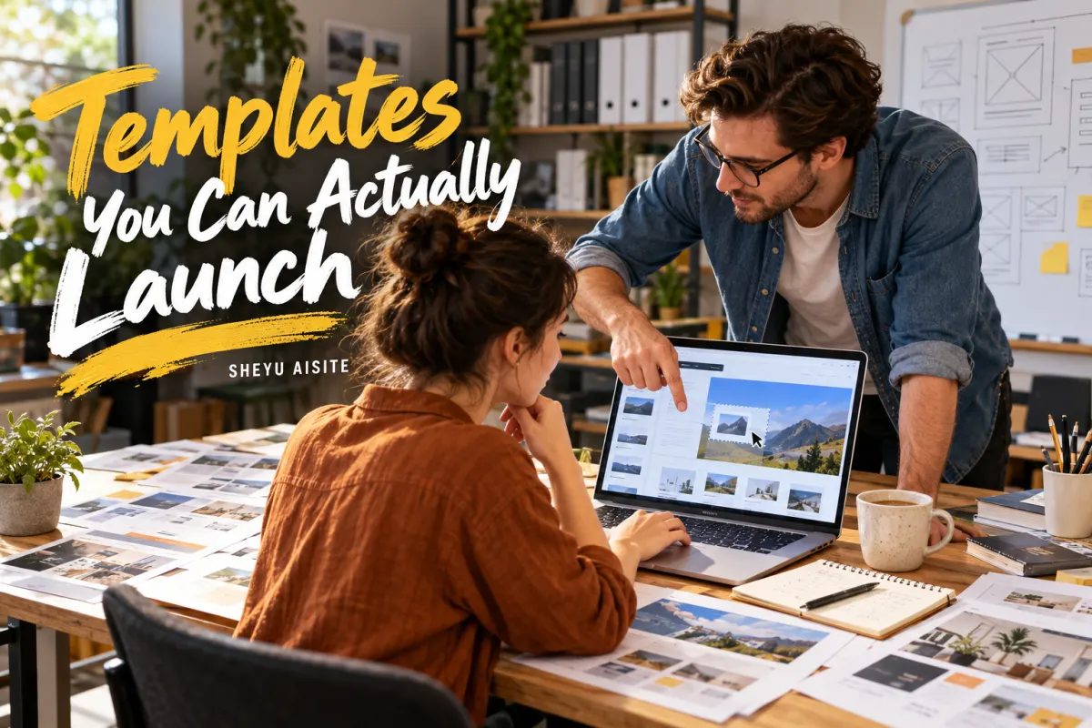 SHEYU AISITE offers 720 industry templates and 270 blocks for building a site