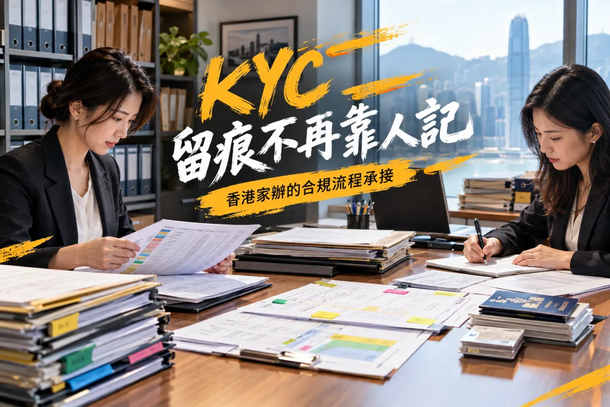 香港家辦KYC留痕壓力大,舍予家辦怎麼接住合規流程?