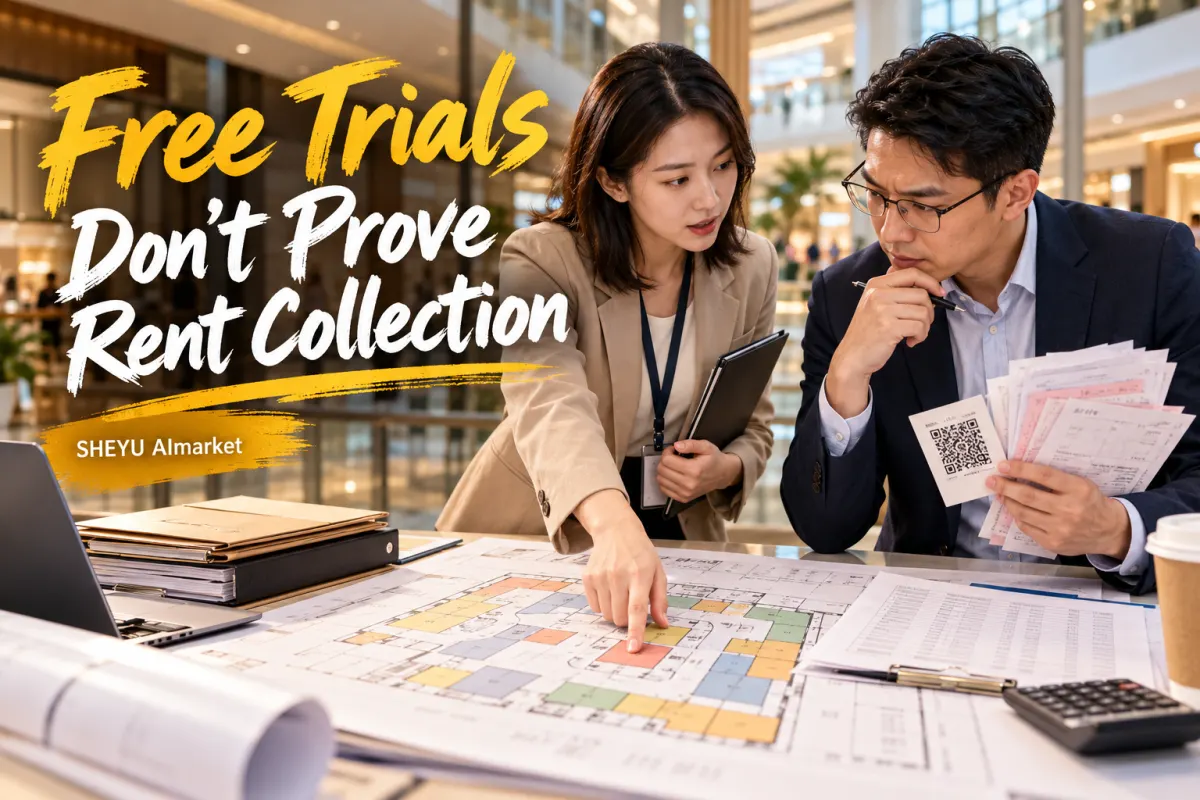 Free trials for mall leasing systems: what they prove, and how SHEYU AImarket differs