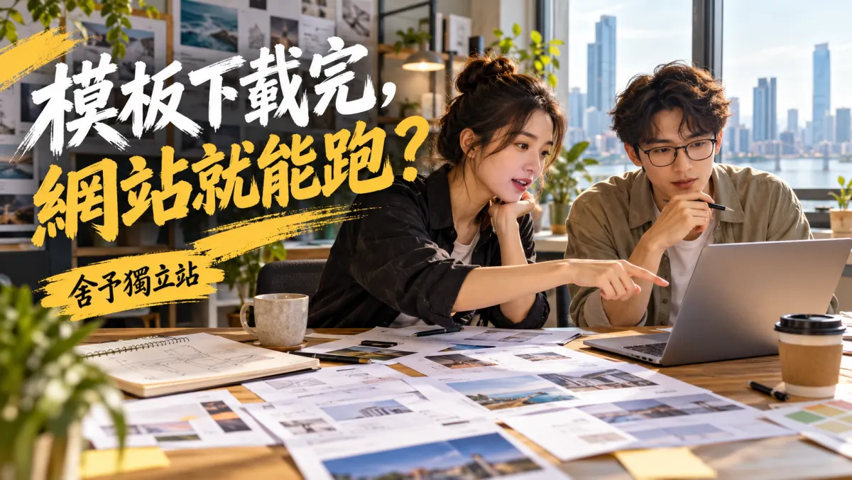 網站模板哪裡找？舍予獨立站把720套行業模板和270個區塊擺在你面前